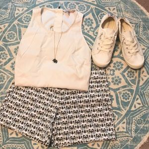 🚫SOLD🚫BR cream zip tank.